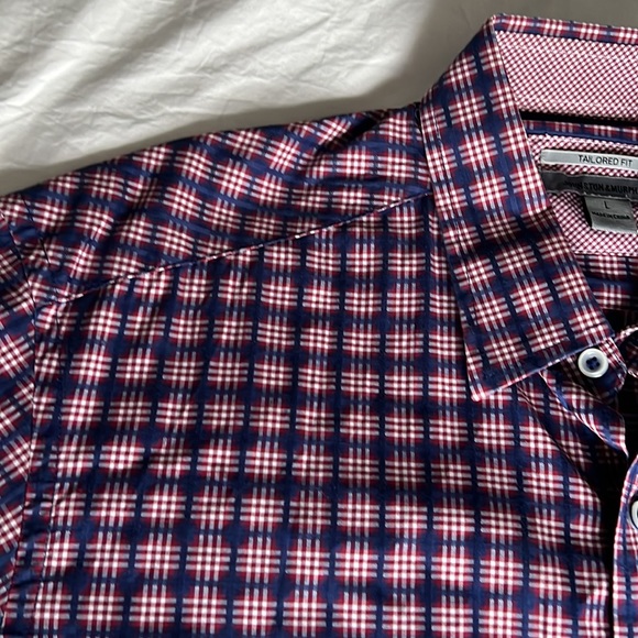 Johnston & Murphy cotton LS shirt, L - Picture 10 of 16